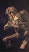 Francisco Goya Saturn oil on canvas